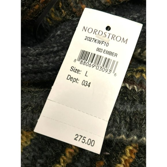 Line Women's Multicolored Oversized Winter Cardigan Size Large NWT Retail 275 - Picture 6 of 6